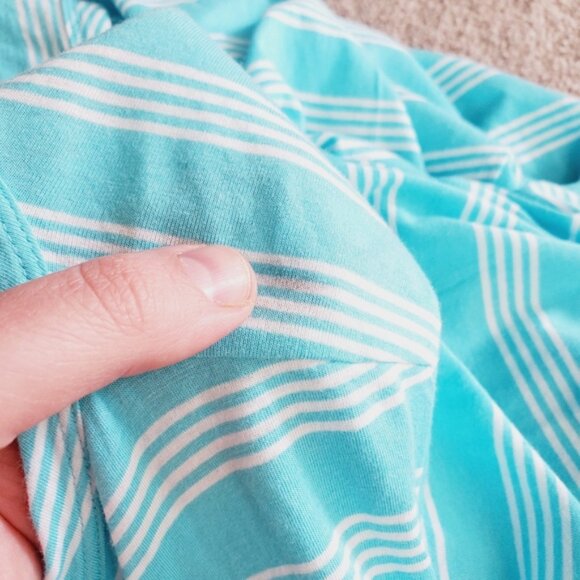 NWT B-Stock Tommy Bahama Coastal Beach Lounge Nautical Striped Cardigan L - Picture 6 of 12